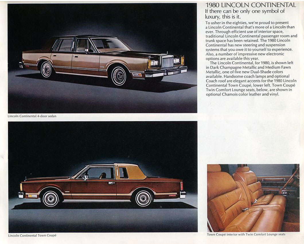 1980 Lincoln Mercury Brochure Page 10